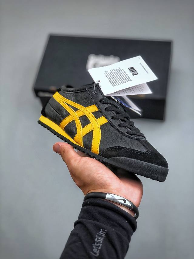 Asics 亚瑟士 男女鞋真标半码制 日产经典老牌-鬼塚虎 Onitsuka Tiger Mexico 66经典墨西哥系列复古经典百搭板鞋休闲运动鞋慢跑鞋采用柔