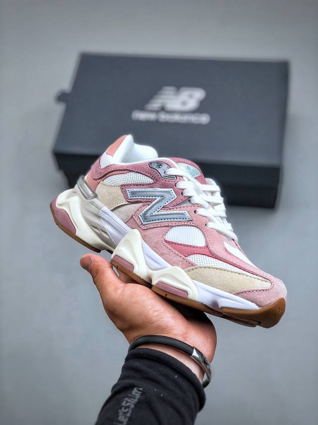 New Balance 9060 Rose Pink 系列复古百搭老爹风小象蹄休闲运动跑步鞋“米粉白”U9060Frl 尺码：36-45 半