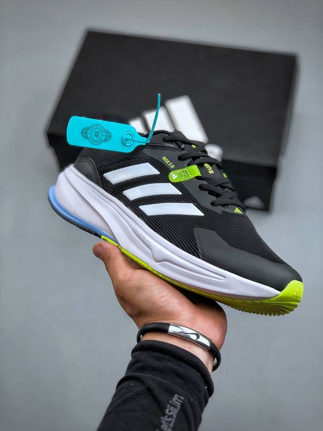 Adidas Supernova Rise M减震回弹爆米花透气休闲跑步鞋 货号：Ig1801 尺码：36-45 半