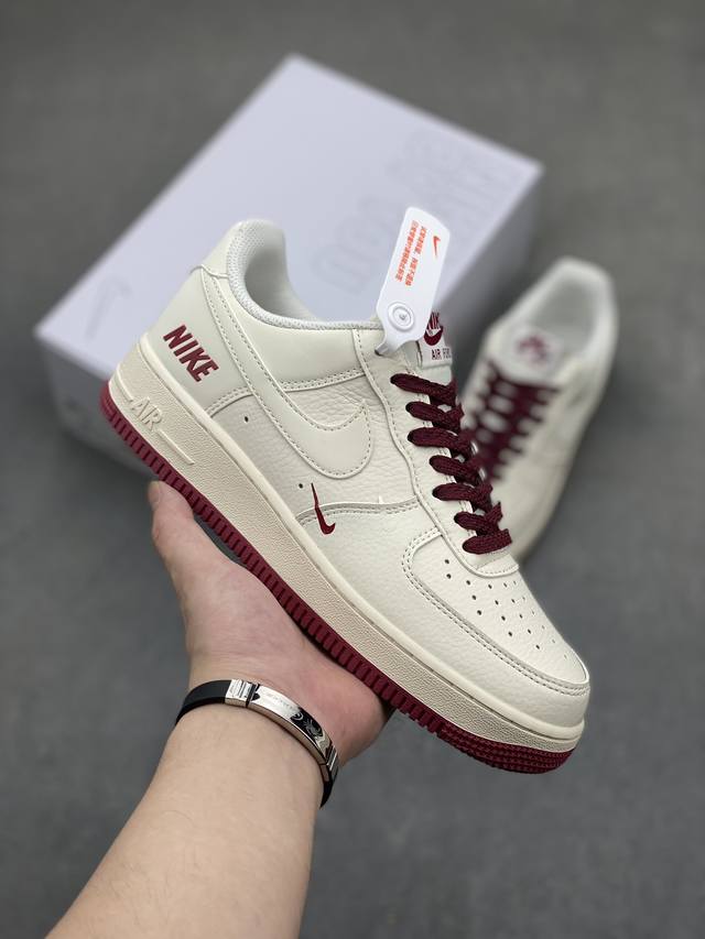 Nk Air Force 1‘07 Low 定制款抽屉盒 空军一号低帮休闲板鞋 定制皮料 原楦原纸板 纯正版型 高清洁度 内置全掌气垫 货号：Cw2288-11