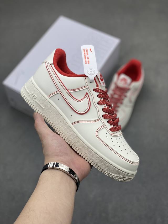 Nk Air Force 1‘07 Low 定制款抽屉盒 空军一号低帮休闲板鞋 定制皮料 原楦原纸板 纯正版型 高清洁度 内置全掌气垫 货号：Cw2288-11