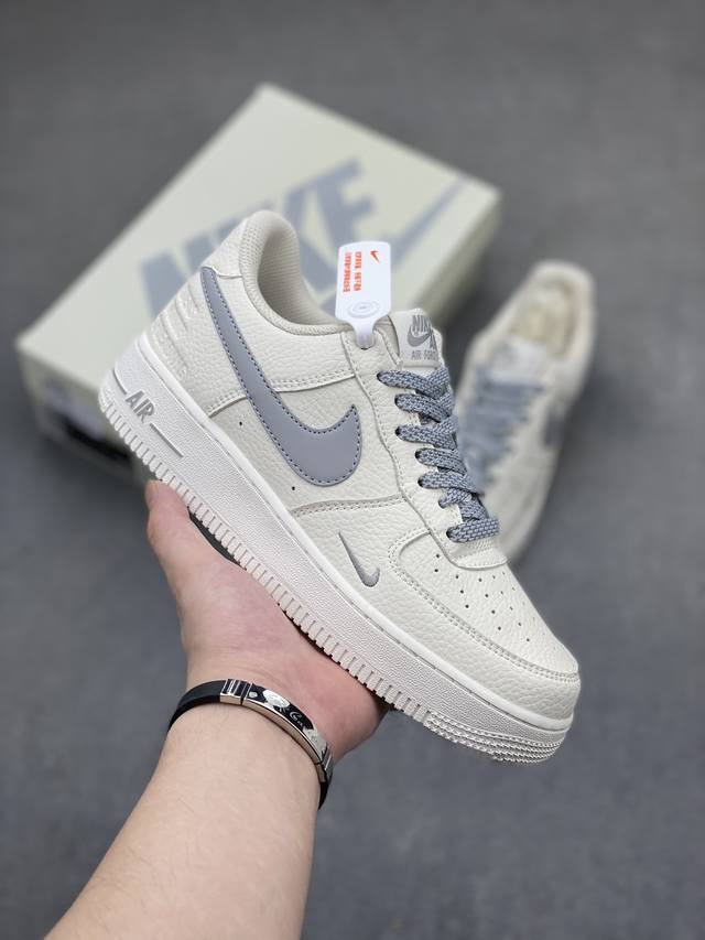 Nike Air Force 1 Low 07 白灰满天星 原楦头原纸板 打造纯正低帮空军版型 专注外贸渠道 全掌内置蜂窝气垫 原盒配件 原厂中底钢印、拉帮完美