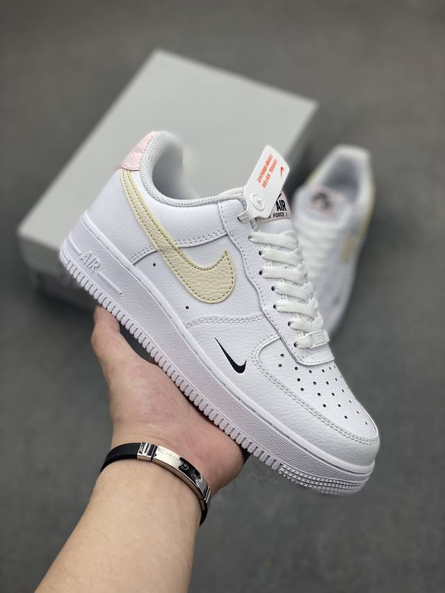 超级福利 核心特价 长期补货 Nike Air Force 1 '07 Low 空军一号低帮运动板鞋 白粉 原装级别 原楦头原纸板 打造纯正空军版型#专注外贸渠