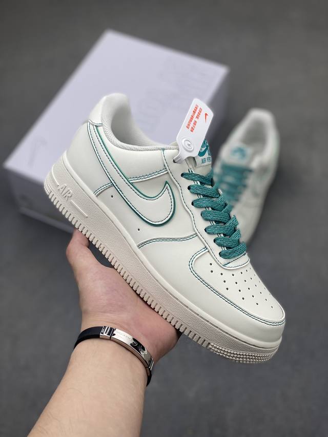 Nk Air Force 1‘07 Low 定制款抽屉盒 空军一号低帮休闲板鞋 定制皮料 原楦原纸板 纯正版型 高清洁度 内置全掌气垫 货号：Cw2288-11