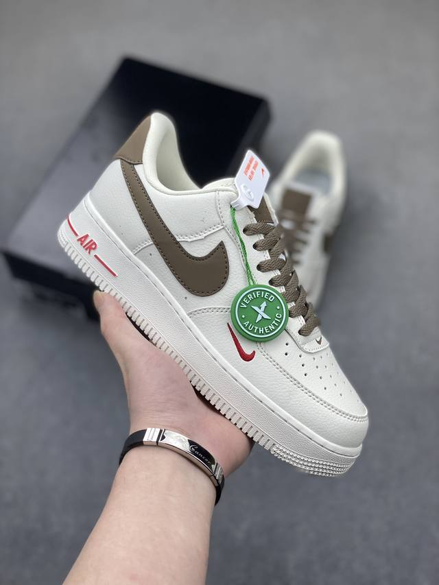 超级福利 核心特价 长期补货 Nike Air Force 1 Low 奶白咖啡 空军一号低帮运动休闲板鞋 原楦头原纸板 打造纯正空军版型 专注外贸渠道 全掌内