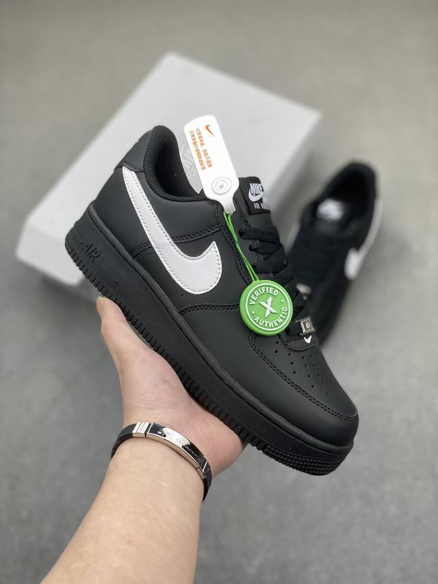 超级福利 核心特价 长期补货 Nike Air Force 1 Low 黑白勾 空军一号低帮运动休闲板鞋 原楦头原纸板 打造纯正空军版型 专注外贸渠道 全掌内置