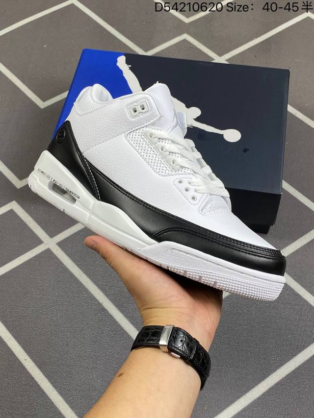 Air Jordan 3 Retro 迈克尔 乔丹aj3代中帮复古休闲运动文化篮球鞋 货号：136064-102 编码：D54210620 Size:40-45