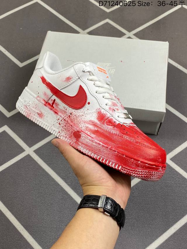 Nike Air Force 1 Low 07 原楦头原纸板 打造纯正低帮空军版型 专注外贸渠道 全掌内置蜂窝气垫 原盒配件 原厂中底钢印、拉帮完美 官方货号: