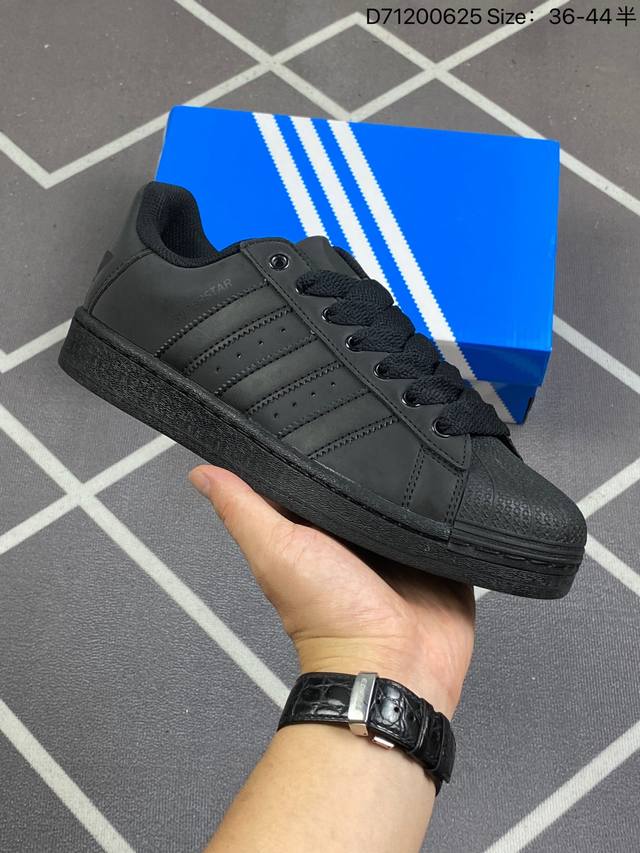 公司级贝壳头阿迪达斯adidas三叶草 Originals Superstar Pride Rm贝壳头系列低帮经典百搭休闲运动板鞋 货号:Id3109 尺码:3