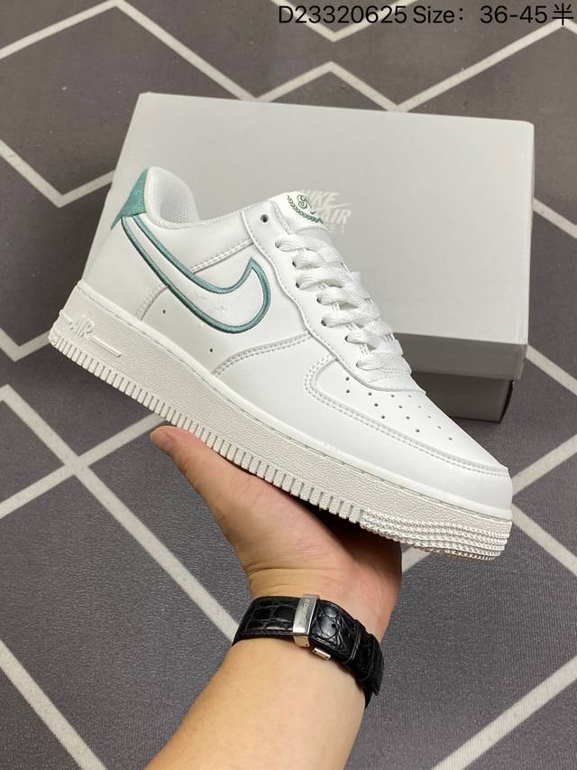 公司级 Af1耐克 Nike Air Force 1 ‘07 Low 空军一号 厚底增高百搭运动板鞋 原楦头原纸板 打造纯正空军版型，专注外贸渠道 全掌内置蜂窝