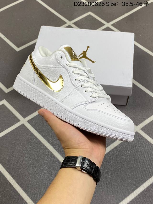 耐克 乔丹air Jordan 1 Low Aj1 乔1 乔丹1代aj1 低帮复古文化休闲运动篮球鞋。该鞋款从 1985 年元年款汲取设计灵感，焕新演绎简约经典