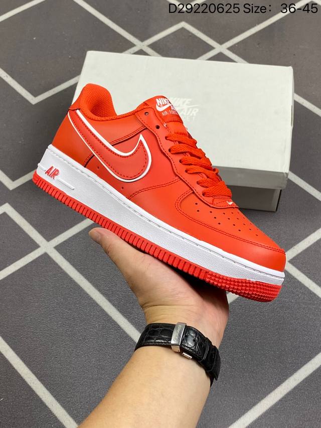 Af1耐克 Nike Air Force 1 ‘07 Low 空军一号厚底增高百搭休闲运动板鞋 原楦头原纸板 打造纯正空军版型，专注外贸渠道 全掌内置蜂窝气垫