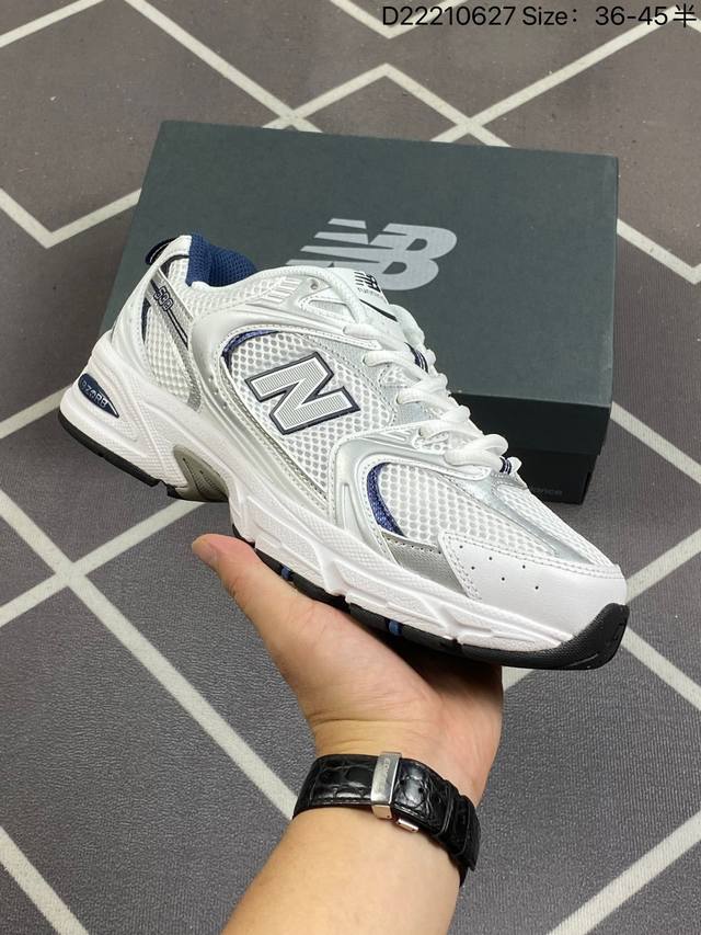 New Balance Mr 530 新百伦530 Nb530 低帮 灰粉 复古老爹风网布低邦跑步休闲运动鞋 New Balance 530系列鞋款最早风靡于