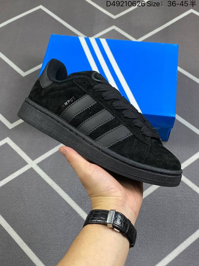 Adidas Originals Campus 00S 学院系列 面包风经典复古低帮百搭休闲运动板鞋 货号：If8768 尺码：36 36.5 37 38 38