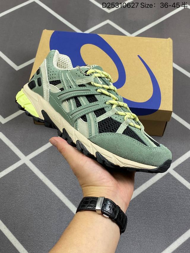 公司级亚瑟士asics Gel-Sonoma 15-50系列山系风户外低帮休闲运动跑步鞋 Asics发布的gel-Sonoma 15-50系列新品，从外形来看，