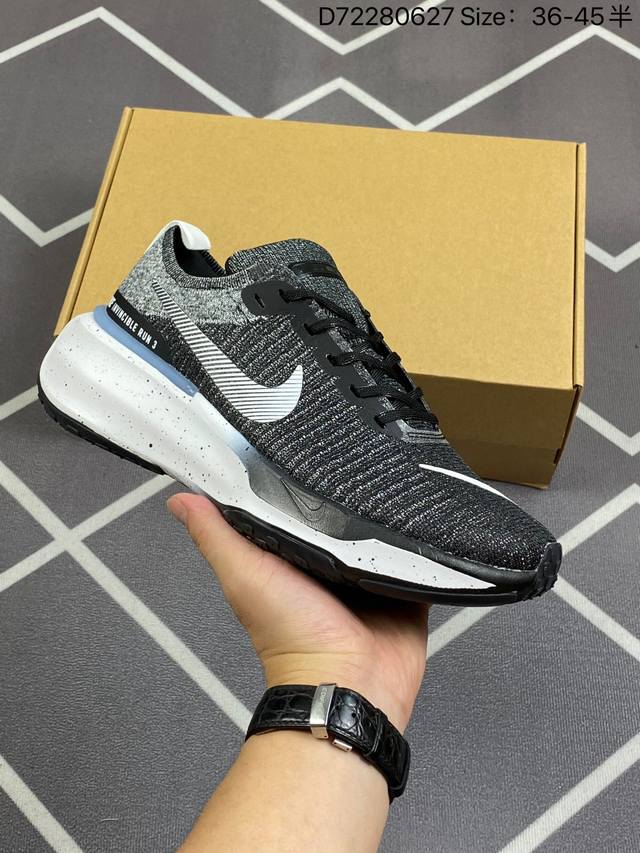 Nike Zoom React Infinity Run Fk 3 马拉松机能风格运动鞋 实拍首发 .鞋款搭载柔软泡绵，在运动中为你塑就缓震脚感。设计灵感源自日