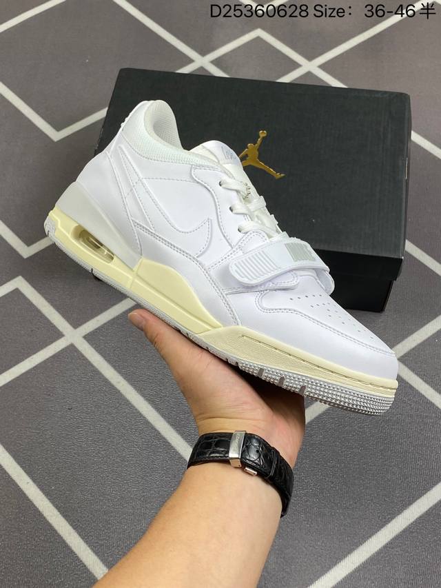 公司级耐克nike Air Jordan Legacy 312 Low乔丹最强三合一混合版本低帮文化休闲运动篮球鞋 货号:Hj9199-111 尺码:36 36