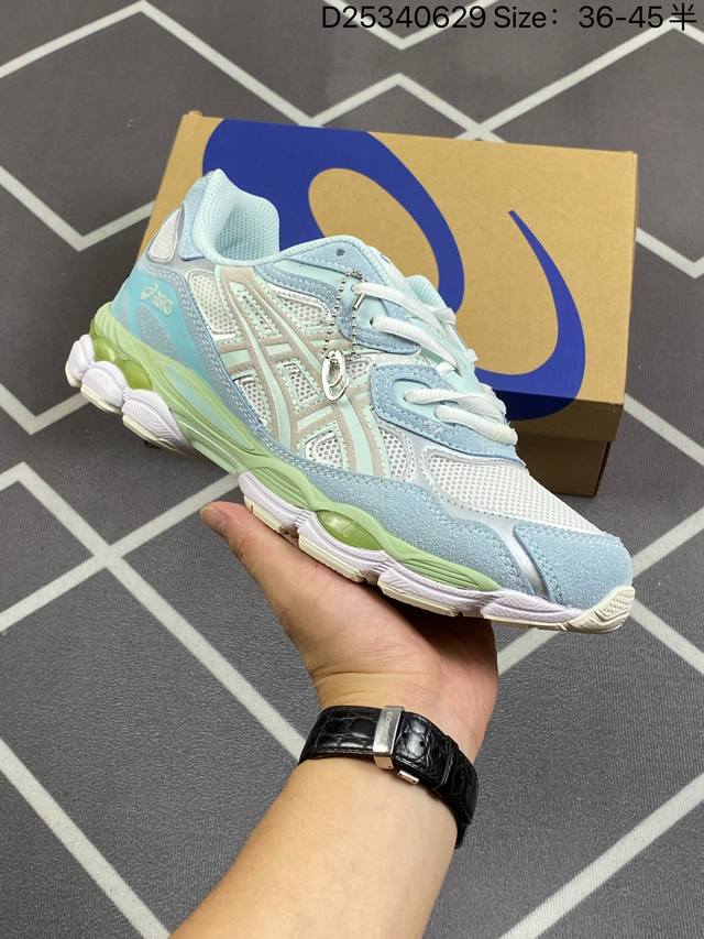 Asics Cel-Nyc复古单品 网面休闲透气跑步鞋 鞋款采用亚瑟士amplifoam科技 为运动中带来回弾性和轻量性感受 工程网眼鞋面提供运动中所需的透气性