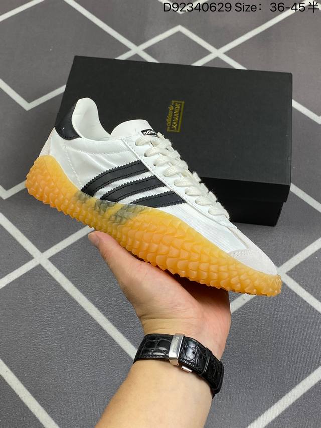 阿迪达斯 Adidas Originals Country X Kamanda卡曼达混合系列章鱼卷底复古锯齿休闲运动训练慢跑鞋货号:Ee5665 尺码:36 3