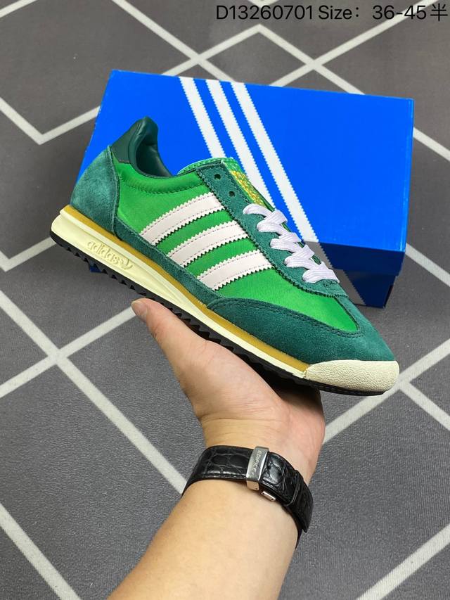 阿迪达斯adidas Originals Sl 72 Rs 复古单品 公司级adidas Originals Sl 72 Rs 防滑 低帮 生活体闲鞋 男女同款