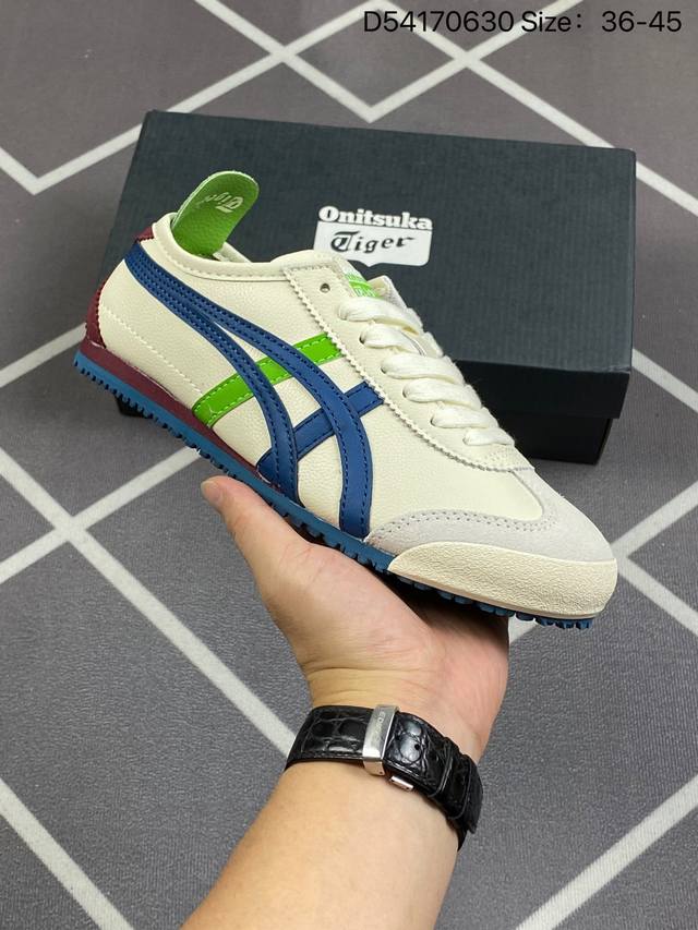 真标onitsuka Tiger Nippon Made 鬼冢虎手工鞋系列 最高版本mexico 66 Deluxe メキシコ 66 デラックス独家！鞋底内置芯