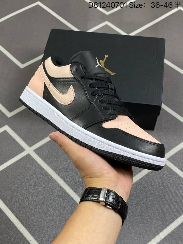 耐克nike Air Jordan 1 Lowaj1乔丹一代中帮经典复古文化休闲运动篮球鞋 货号:553558-607 尺码:36 36.5 37.5 38 3