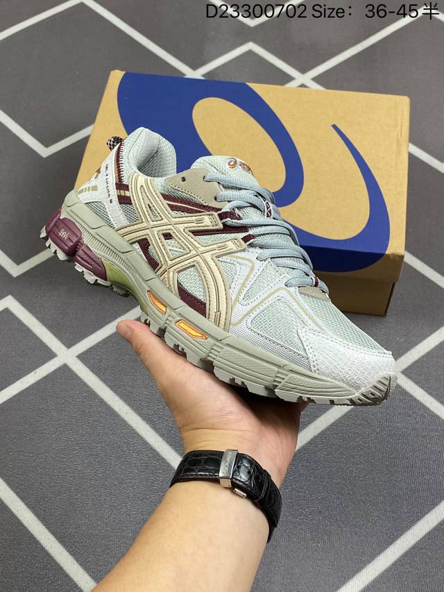 公司级asics Gel-Kahana 8 系列 浅灰 亚瑟士经典户外跑鞋 如今机能风和户外风吹得正劲，这款gel-Kahana 8便是主打“Urban Out