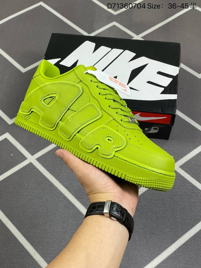 Cpfm X Nike Air Force 1 Low Sunshine 耐克 空军一号 低帮 联名纯白 男女同款 包裹性防滑耐磨轻便低邦板鞋 鞋身以一袭白色为