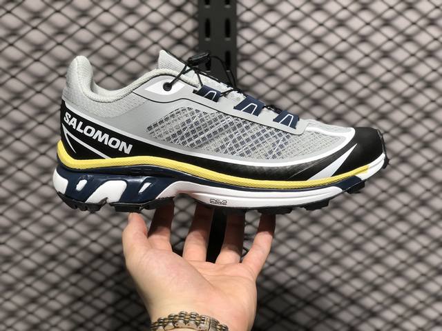 Salomon Xt-6 Ft 萨洛蒙复古潮流户外机能登山跑鞋 卡其灰 外贸平台特供订单 耗时半年巨作 全套原纸板楦头开发 原厂特供网布配套加持 确保原汁原味