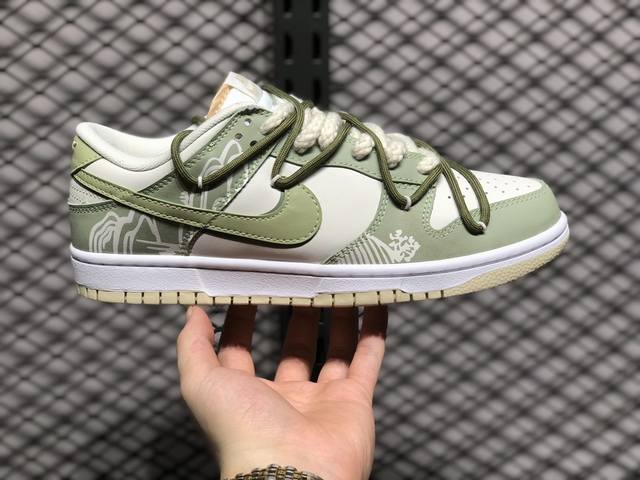 Nike Dunk 全套原楦原模倾力打造完美版型 独家原厂航空铝磨具打磨大底 鞋头坡度极致还原 无解鞋型 原盒原配 圈内天花板工艺 原厂冲刀 超高清洁度 全鞋零