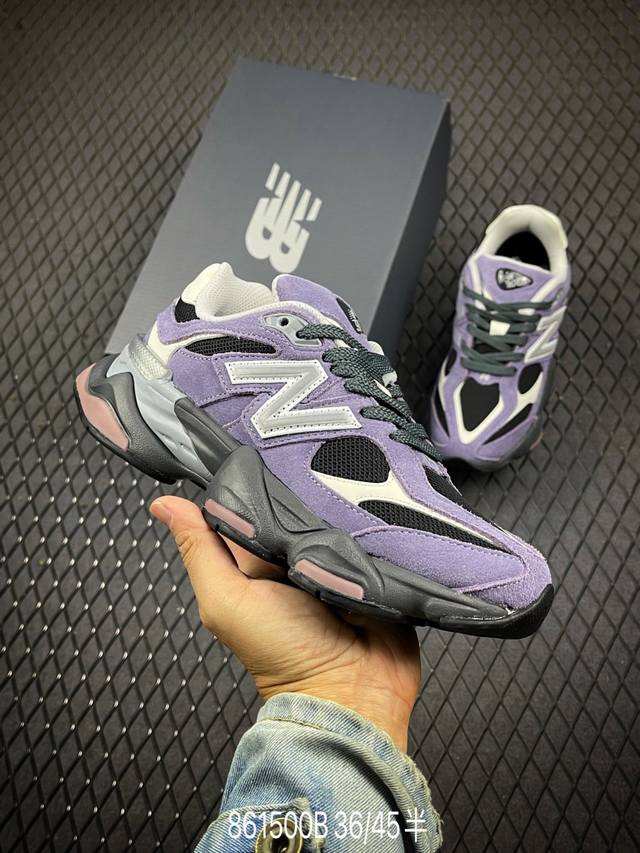 公司级new Balance 公司级版本 Nb9060 联名款 复古休闲运动慢跑鞋 鞋款灵感源自设计师本人对夏日的怀日回忆。鞋面大身由空间双格及磨砂鞋面拼接而生