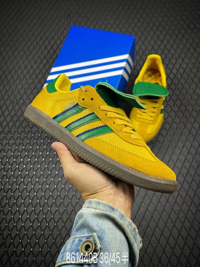 公司级阿迪达斯三叶草adidas Originals Samba Og W桑巴舞系列绅士德训足球风百搭低帮休闲运动板鞋 货号:Ie9165 尺码:36 36 3