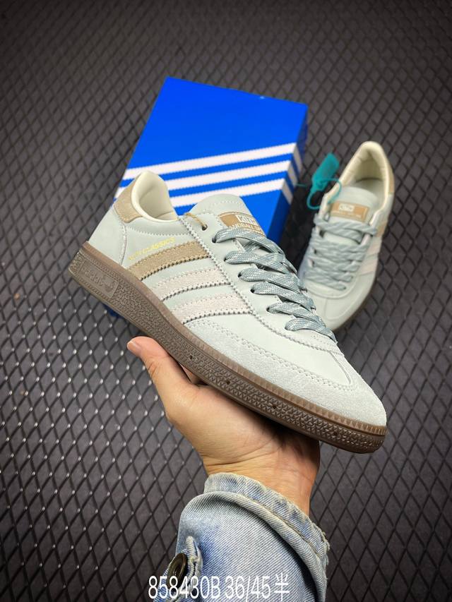 Kith X Ad Originals Handball Spzl 薄荷绿 原装公司级 外贸鬼佬指定订单 Ad Handball Spezial， 选用麂皮制作