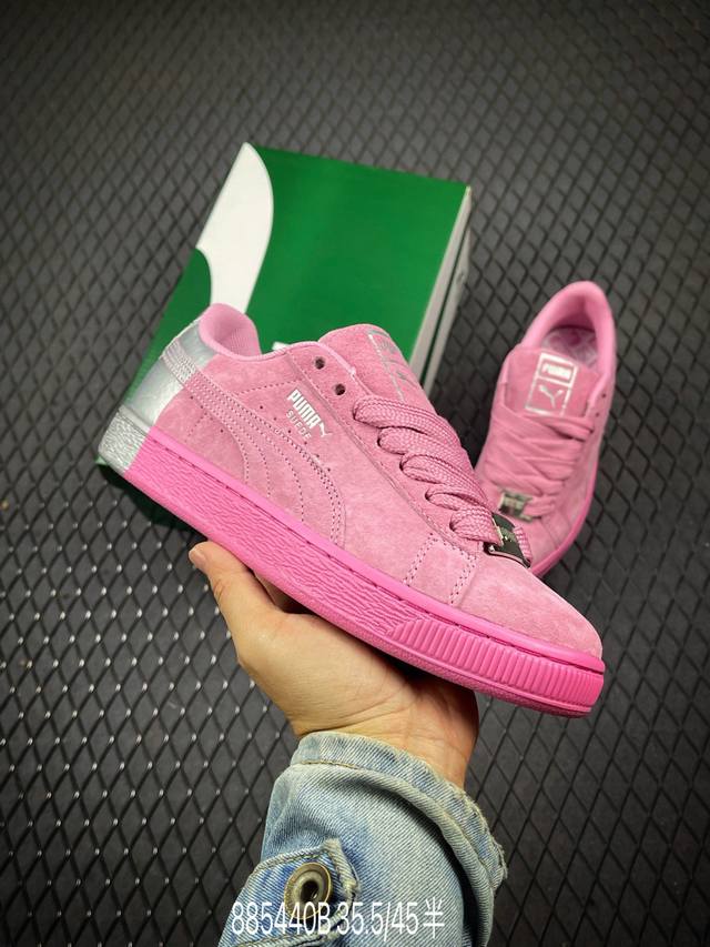 彪马puma Suede Dance Crew 经典复古百搭情侣休闲滑板板鞋 398306 02 码数：35.5 36 37 37.5 38 38.5 39 4