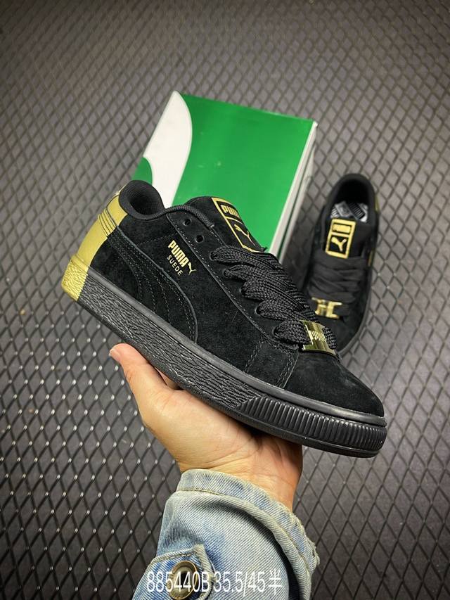 彪马puma Suede Dance Crew 经典复古百搭情侣休闲滑板板鞋 398306 02 码数：35.5 36 37 37.5 38 38.5 39 4