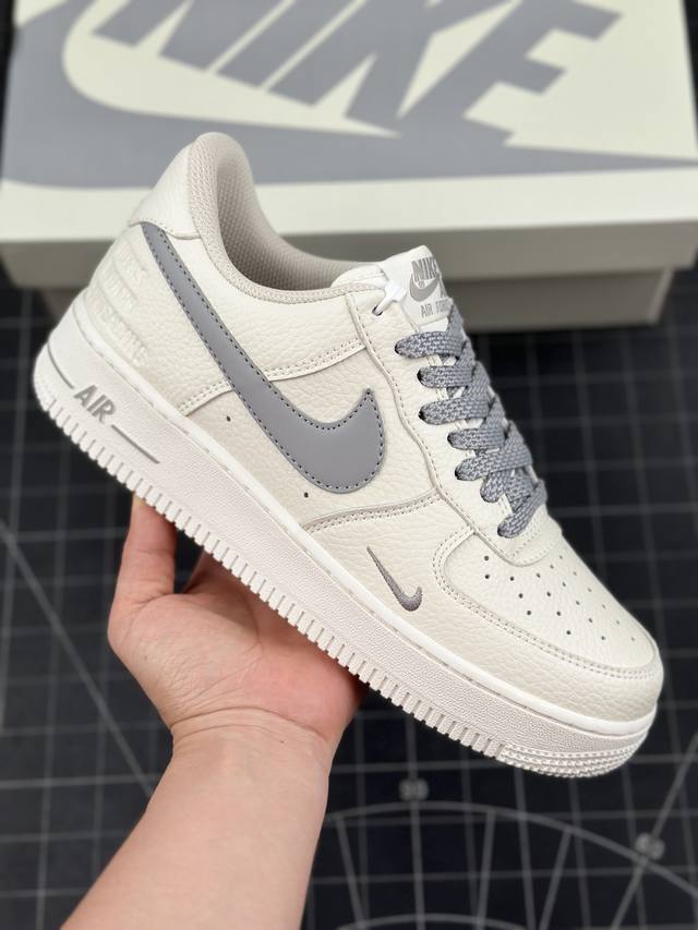 公司级 Tedxportland× Nike Air Force 1 Low联名 小勾空军一号低帮休闲板鞋 定制皮料 原楦头原纸板 拉帮完美 内置全掌气垫 货号