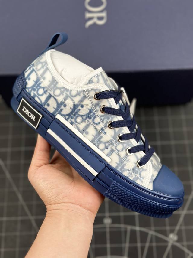 Dior B23 Oblique High Top Sneakers 新货#海外版 纯原级别 迪奥“Cd重影”全套原装配件 历史最高fk 质 东莞纯原 原版购入