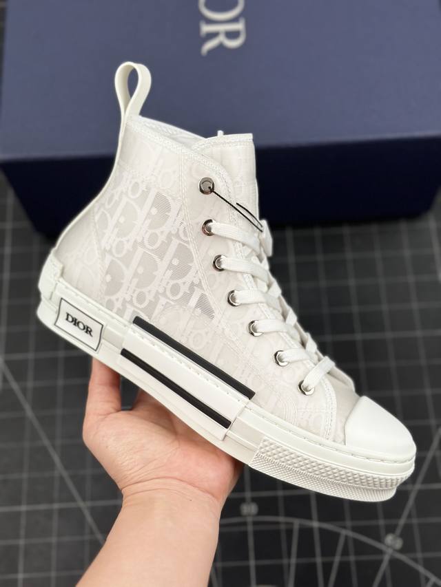 Dior B23 Oblique High Top Sneakers 新货#海外版 纯原级别 迪奥“Cd重影”全套原装配件 历史最高fk 质 东莞纯原 原版购入 - 点击图像关闭