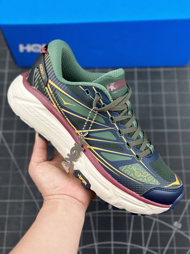 Hoka One One Mafate Speed 2 低帮专业越野跑步鞋 相较于前几代mafate包裹感更好 跟speedgoat 快速羚羊 系列比起来更加舒