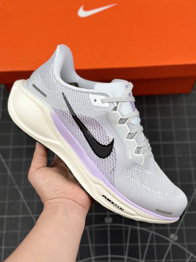 公司级全新耐克nike Air Zoom Pegasus 41 超级飞马涡轮增压马拉松休闲运动慢跑鞋 升级原楦原纸版数据开发#采用全新双层超轻透气网眼布材质#内