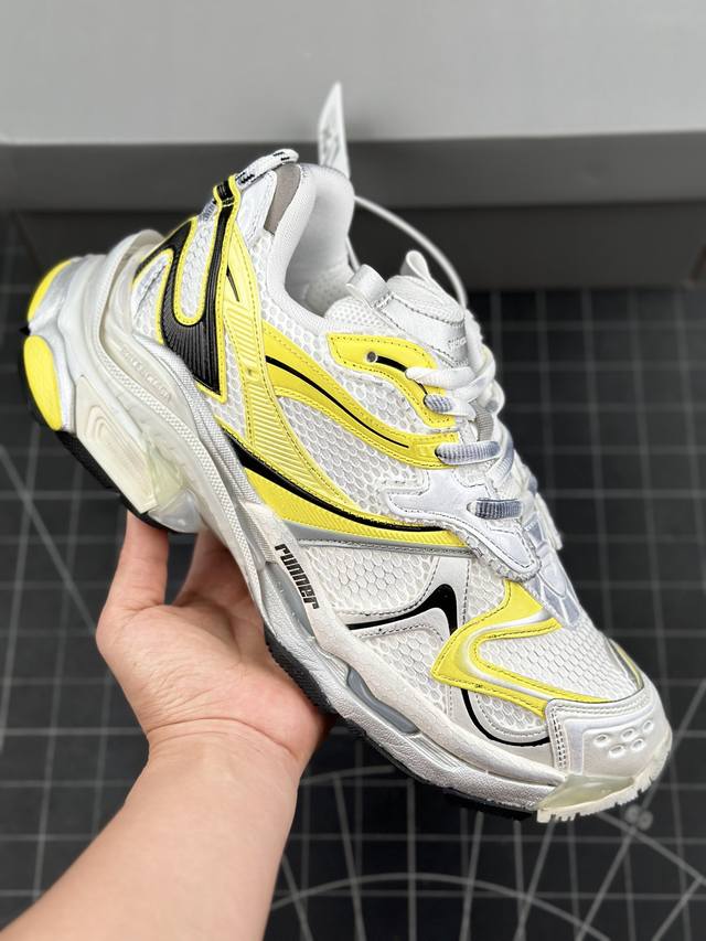 Ok版 高奢品牌-巴黎世家balenciaga Runner Sneaker 慢跑系列低帮复古野跑潮流姥爹风百搭休闲运动慢跑鞋 男女鞋原版一致配件防尘袋及附送鞋