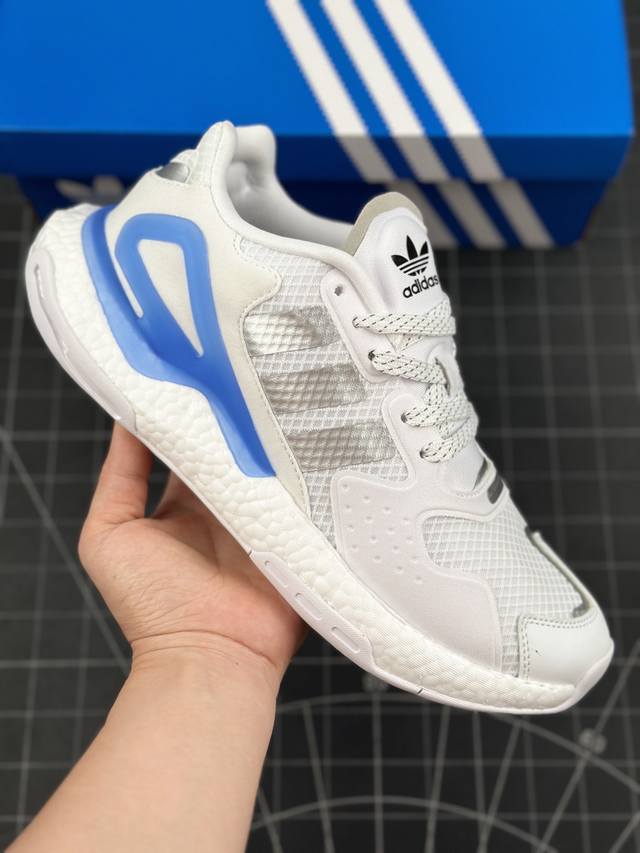 全新阿迪达斯adidas三叶草 Originals 2020 Day Jogger Boost 2020版慢跑者系列高弹复古休闲运动跑鞋 原楦型数据开发纸版 网