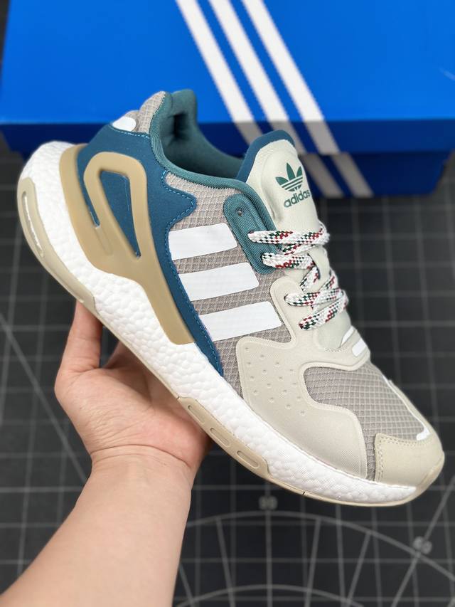 全新阿迪达斯adidas三叶草 Originals 2020 Day Jogger Boost 2020版慢跑者系列高弹复古休闲运动跑鞋 原楦型数据开发纸版 网