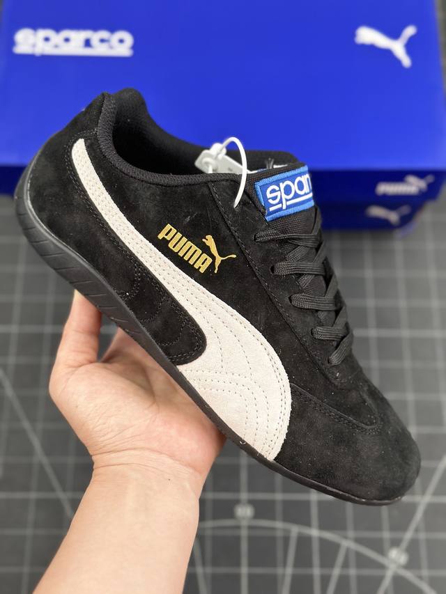 彪马 Puma Speedcat Og+ Sparco 防滑耐磨 休闲运动鞋 支持侧踏时的踏步工作 即使在健身房等使用环境中也能确保透气性 像吸盘一样的设计是为