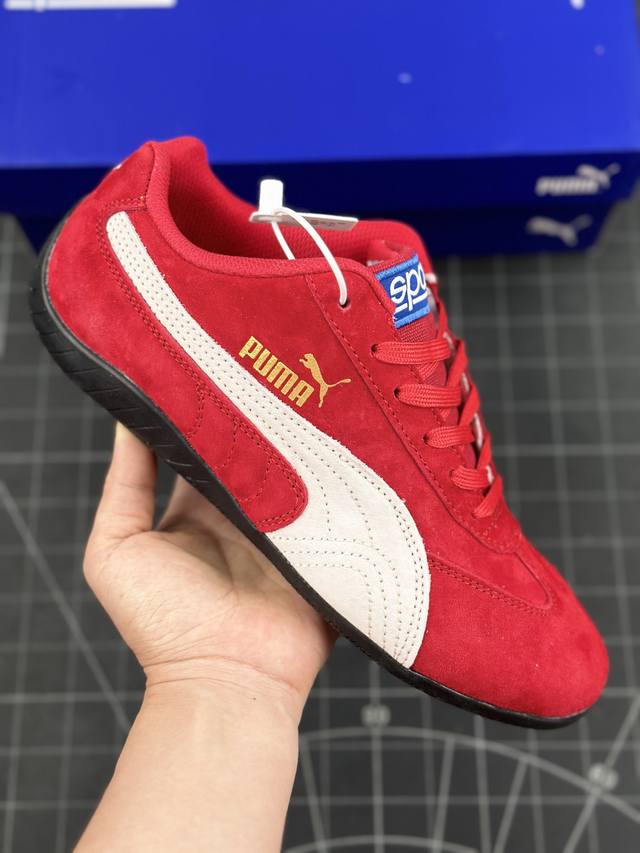 彪马 Puma Speedcat Og+ Sparco 防滑耐磨 休闲运动鞋 支持侧踏时的踏步工作 即使在健身房等使用环境中也能确保透气性 像吸盘一样的设计是为