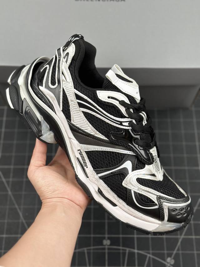 I8版 高奢品牌-巴黎世家balenciaga Runner Sneaker 慢跑系列低帮复古野跑潮流姥爹风百搭休闲运动慢跑鞋 男女鞋原版一致配件防尘袋及附送鞋