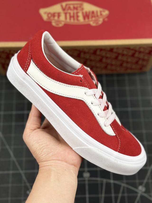 重磅回归 范斯vans Bold Ni经典复古红白低帮男女情侣款休闲帆布板鞋 货号：Vn0A3Wlpulc T1S3 尺码：35 36 36.5 37 38 3