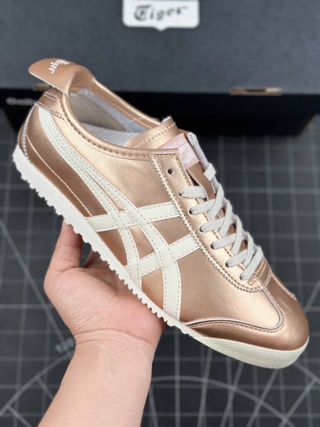 公司级onitsuka Tiger Mexico 66 鬼冢虎 低帮减震支撑低邦运动休闲鞋 这款鞋由皮革制成，具有鞋跟交叉加固设计，可提供更高的稳定性和全天舒适