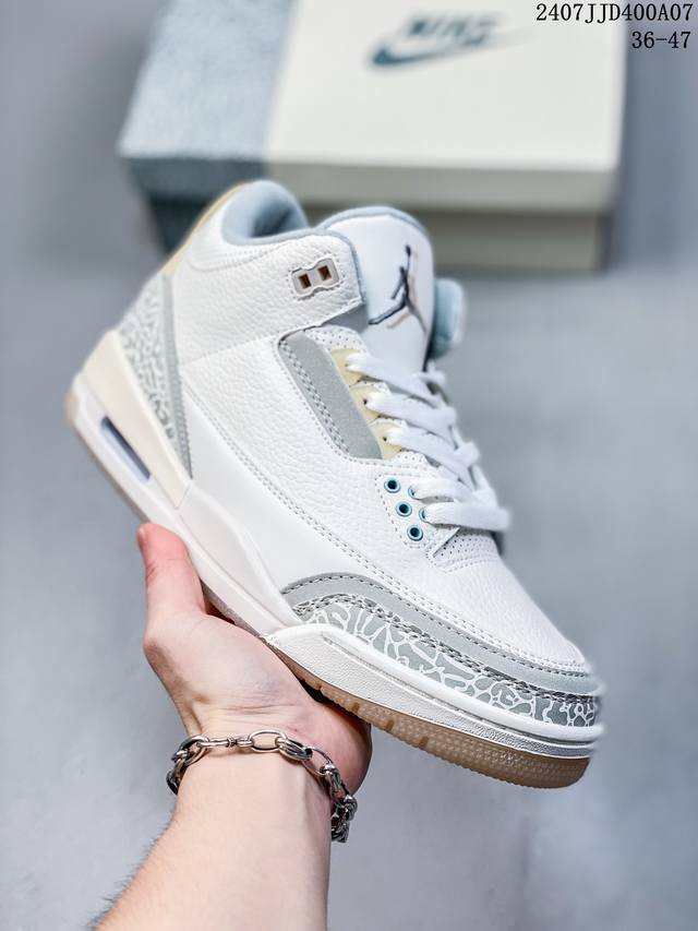 耐克 乔丹 Aj3 耐克 Nike Air Jordan 3 Retro Se 乔3 中帮复刻篮球鞋 乔丹3代 三代 男子运动鞋，作为 Aj 系列中广受认可的运