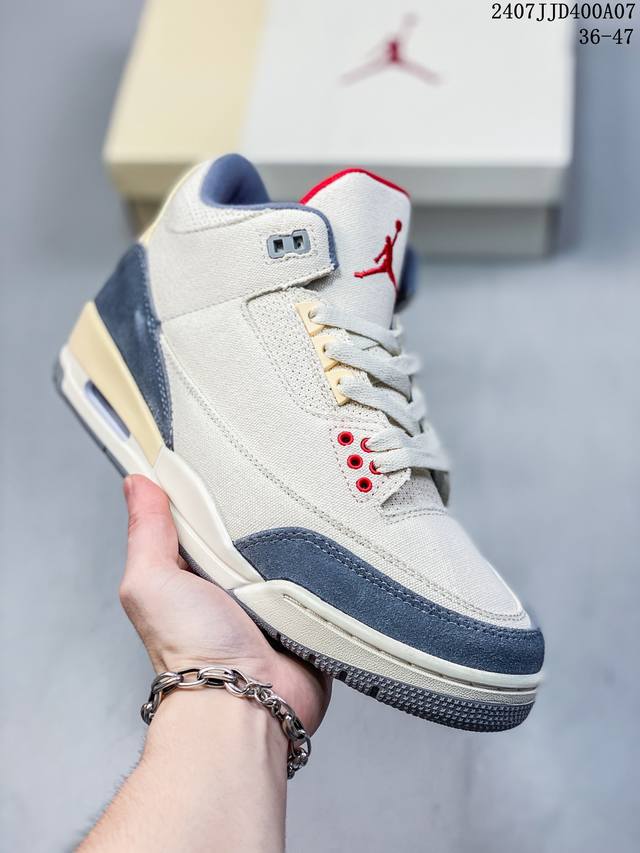 耐克 乔丹 Aj3 耐克 Nike Air Jordan 3 Retro Se 乔3 中帮复刻篮球鞋 乔丹3代 三代 男子运动鞋，作为 Aj 系列中广受认可的运